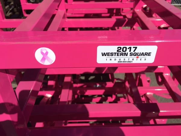 Pink Barrel Racks from Western Square Benefit Breast Cancer Awareness -  Wine Industry Advisor