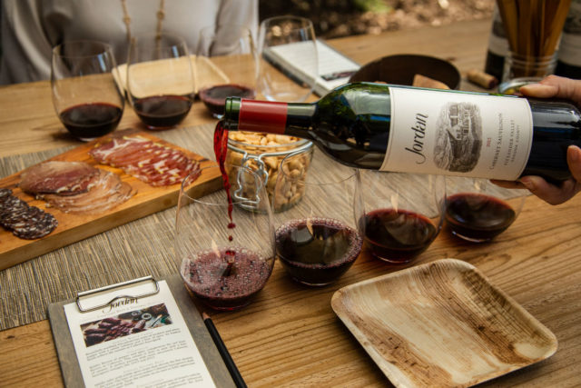 Jordan Chateau Block Vineyard Tasting Wine Charcuterie