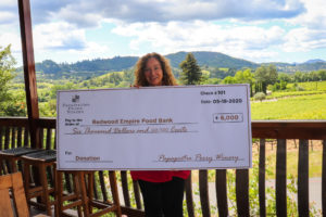 Renae Perry Donation Check Shot