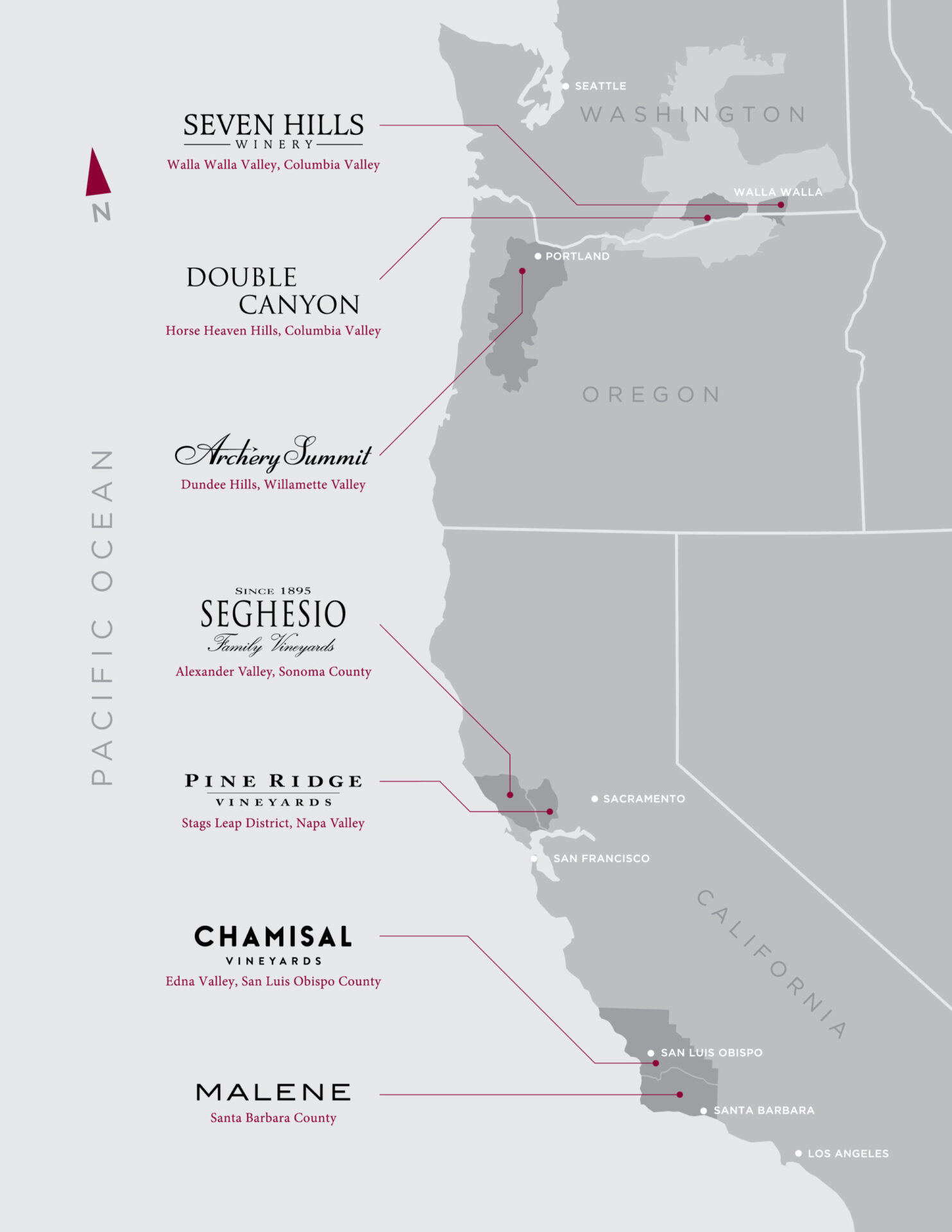 With a regionally diverse wine portfolio, it was imperative for Crimson Wine Group to shorten their supply chain / Courtesy Crimson Wine Group