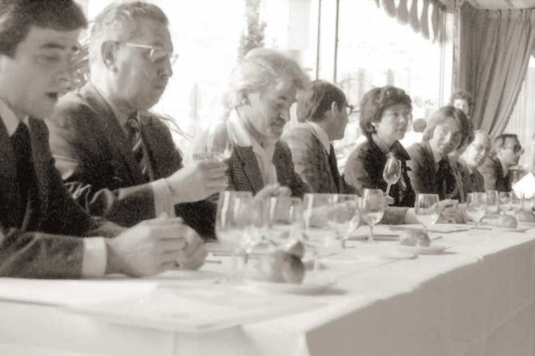 The French wine judges at the historic 1976 Judgement of Paris / Photo Courtesy L’Académie du Vin