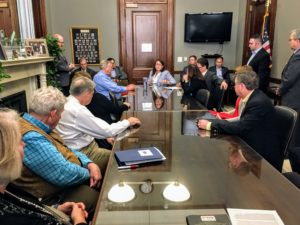 WineAmerica members meet with members of Congress to discuss pending legislation.
