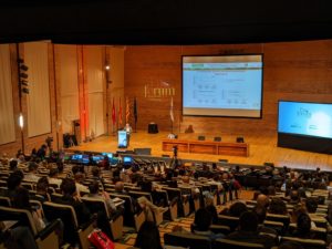A research presentation at Enoforum Spain
