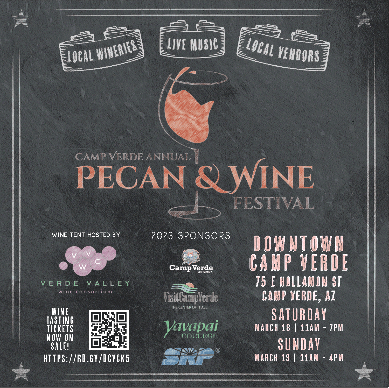 22nd Annual Camp Verde Pecan & Wine Festival Returns to Downtown Camp Verde March 18-19, 2023