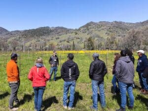 Regenerative Organic workshop organized at Bonterra’s McNab Ranch in April 2023  [Credit: Bonterra Organic Estates]