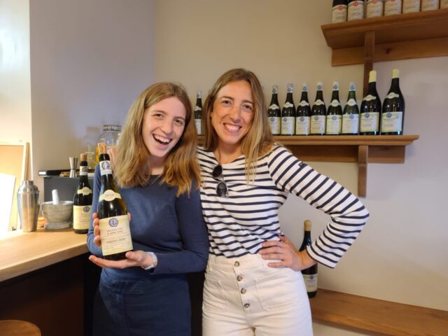At Emidio Pepe in Abruzzo, sisters Elisa and Chiara Pepe present their family's wines. [Photo: Melanie Young]