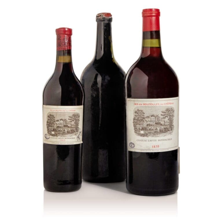 Chateau-Lafite-Rothschild-1865-est.-15000-20000-and-two-magnums-of-the-renowned-Glamis-Castle-Chateau-Lafite-Rothschild-1870-est